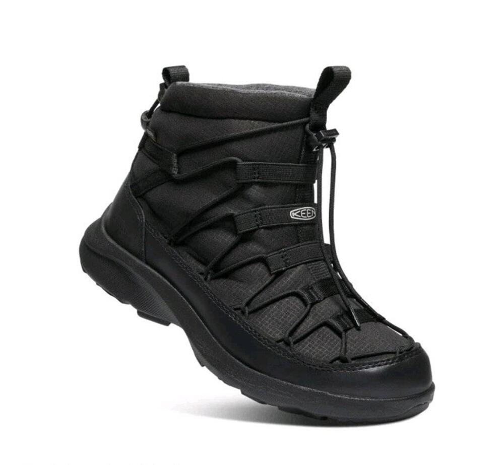 Keen Uneek SNK II Women's Size 7.5 Boots Chukka Waterproof Black Adjustable